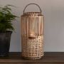 Riviera Maison Lantaarn Windlicht Kaarsenhouder Voor binnen en buiten Rustic Rattan Webbing Lantern Bruin Rattan Lasio - Thumbnail 2