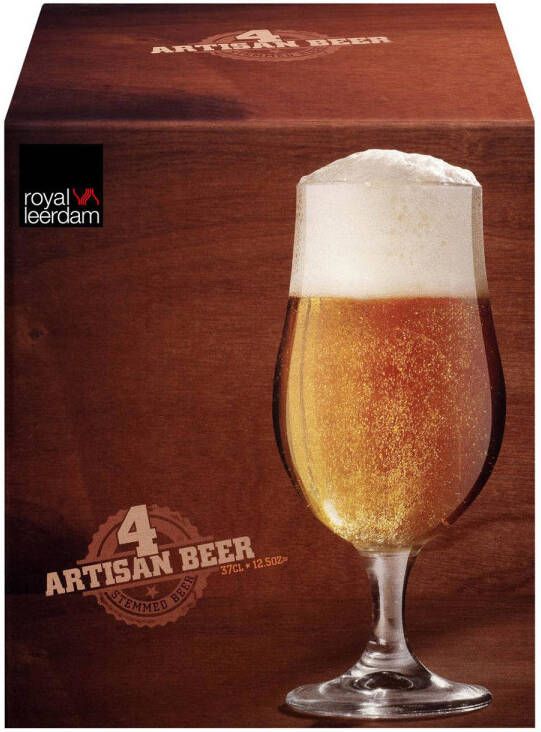 Royal Leerdam bierglas Artisan (set van 4)