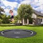 Salta Royal Baseground Sports inground trampoline ø 396 cm Zwart - Thumbnail 3