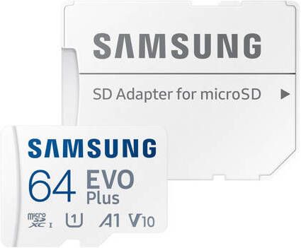 Samsung EVO+ 64GB flash geheugenkaart microSD