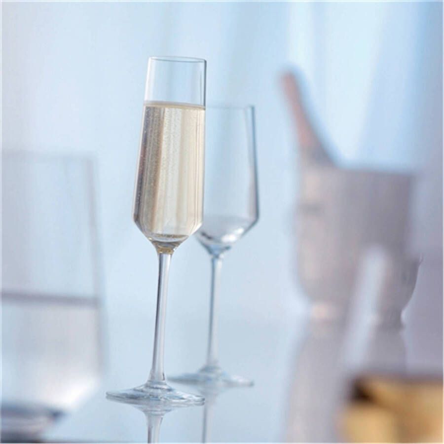 Schott Zwiesel Glas Champagneglazen Pure 215 ml 6 stuks