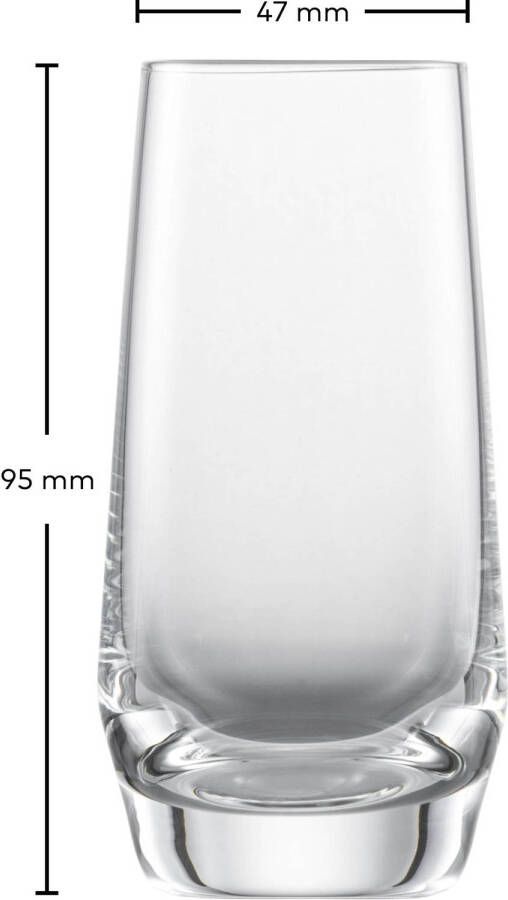 Schott Zwiesel Glas Borrelglas Pure 94 ml 4 stuks