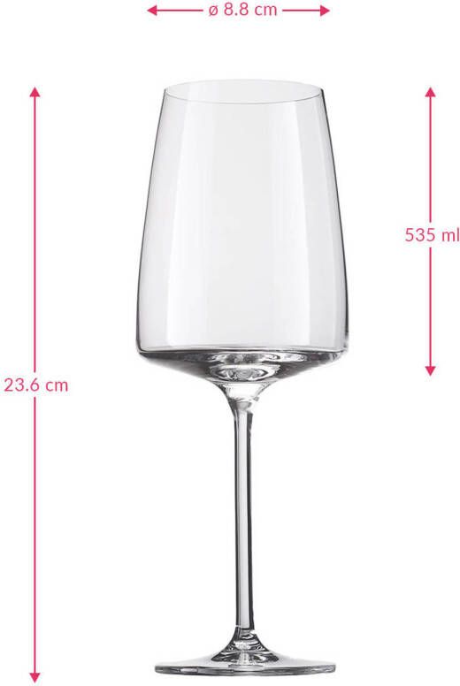 Schott Zwiesel Glas Wijnglazen Vivid Senses Fruity & Delicate 530 ml 2 stuks