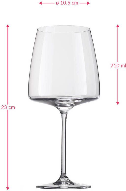 Schott Zwiesel Glas Wijnglazen Vivid Senses Velvety & Sumptuous 710 ml 2 stuks