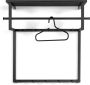 Spinder Design RIZZOLI BLACK EDITION Wandkapstok Zwart - Thumbnail 3