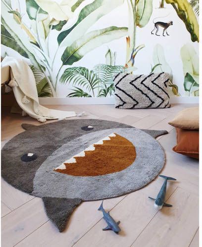 Tapis Petit kindervloerkleed Shark (Ø110 cm)