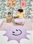 Tapis Petit Sunny vloerkleed Ø120 paars Annet Weelink Design - Thumbnail 3