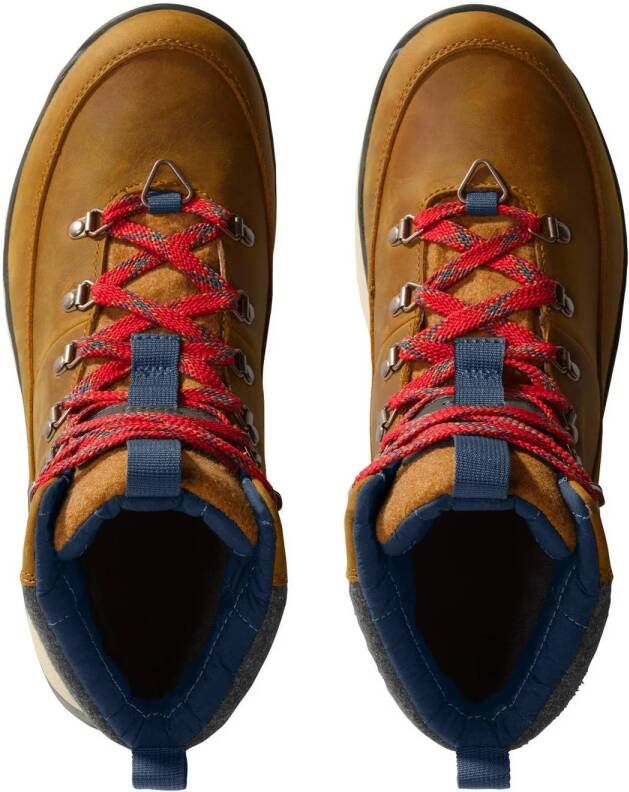 The North Face Bergen Leather winter wandelschoenen Bergen Leather cognac blauw