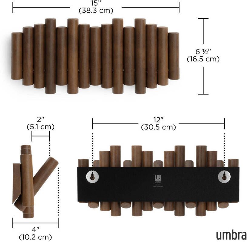 UMBRA kapstok Picket Rail