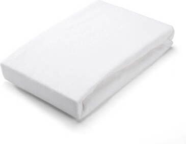 Walra katoenen molton split topmatras (tot 10 cm matras) wit