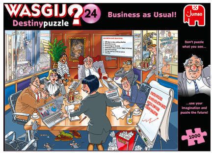 Wasgij destiny 24 business as usual legpuzzel 1000 stukjes