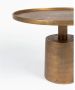 Housecraft Living Housecraft Mason Salontafel Rond Metaal 60x 60 cm Goud - Thumbnail 4