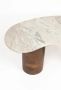Housecraft Living Housecraft Peli Salontafel Marmer Hout 84x 48 cm Beige - Thumbnail 2
