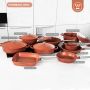 Westinghouse Pannenset Performance Series koekenpan 24cm + koekenpan 28cm Rood Koekenpannenset 2-delig Geschikt voor alle warmtebronnen inclusief inductie - Thumbnail 3