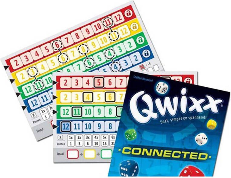 White Goblin Games qwixx connected uitbreidingsspel