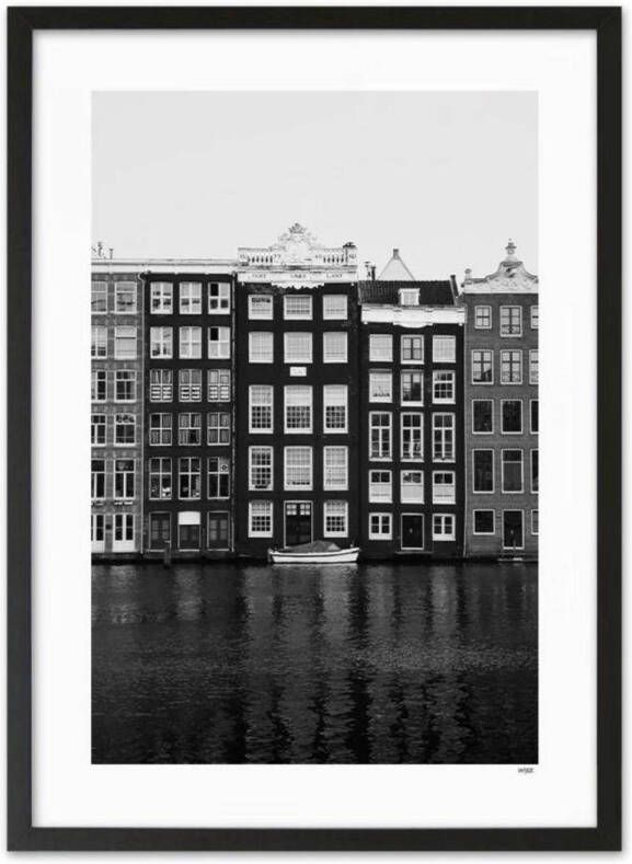 WIJCK. poster Amsterdam Damrak (30x40 cm)