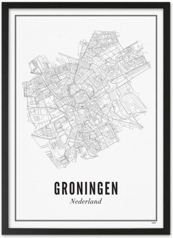 WIJCK. poster Groningen city (30x40 cm)