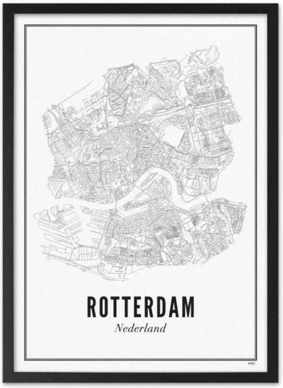 WIJCK. poster Rotterdam city (30x40 cm)