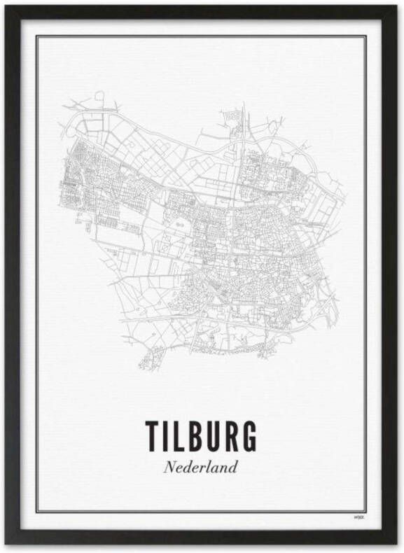 WIJCK. poster Tilburg city (30x40 cm)