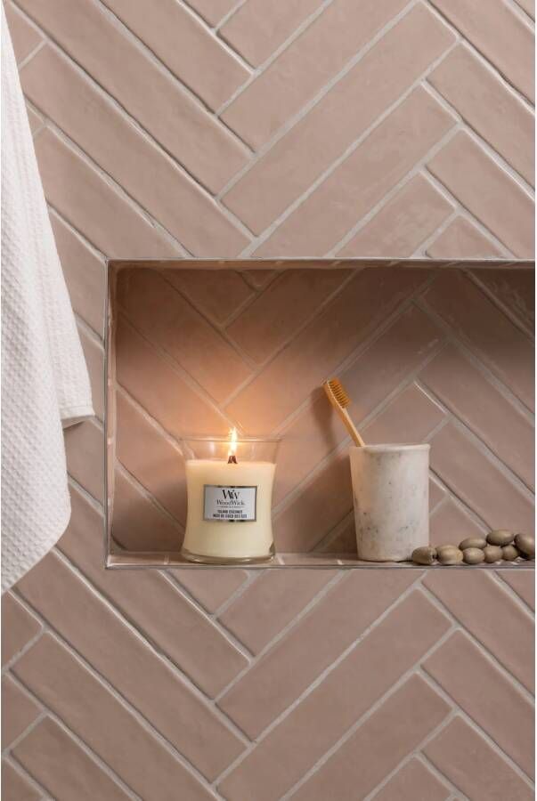WoodWick geurkaars Island Coconut Medium