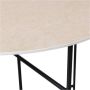 WOOOD Exclusive Ronde Bijzettafel Vida Marmer 60cm Naturel - Thumbnail 2