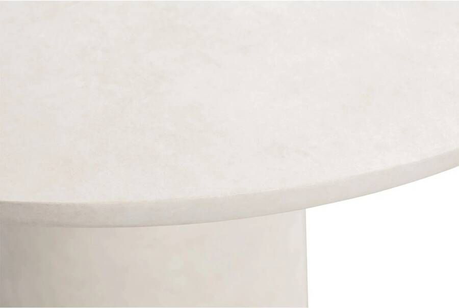 WOOOD Ronde Eettafel Damon Fiber Clay Wit 76x100x10 - Foto 2