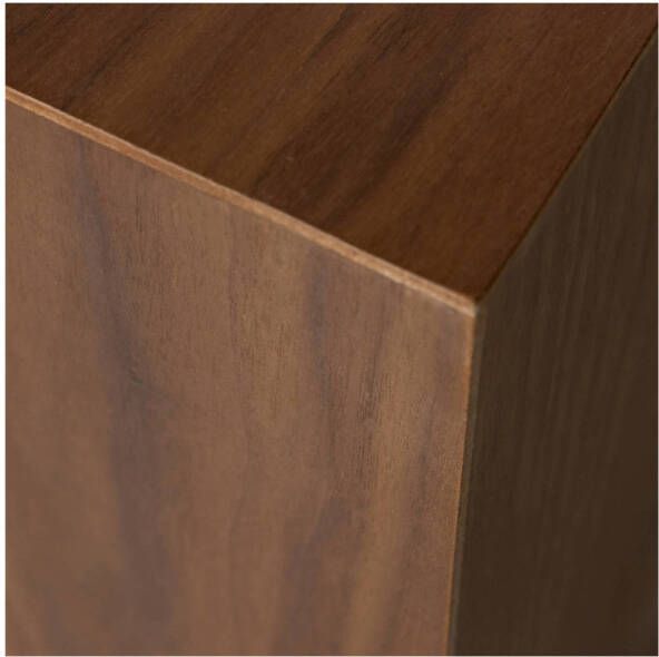 WOOOD Enid Plantenstandaard Hout Walnoot 80x24x24