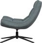 WOOOD Draaibare fauteuil Maudi Metalen frame gepolsterd met geweven stof H 84 cm x B 74 cm - Thumbnail 5