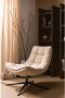 WOOOD Draaibare fauteuil Maudi Metalen frame gepolsterd met geweven stof H 84 cm x B 74 cm - Thumbnail 7
