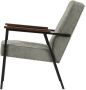 WOOOD Sally Fauteuil Ribstof Vergrijsd Groen 87x65x82 - Thumbnail 4