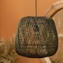 WOOOD Exclusive Hanglamp Moza Gevlochten bamboe rotan Groen - Thumbnail 2