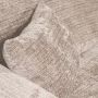 Cloud chaise longue rechts geweven chenille naturel - Thumbnail 4
