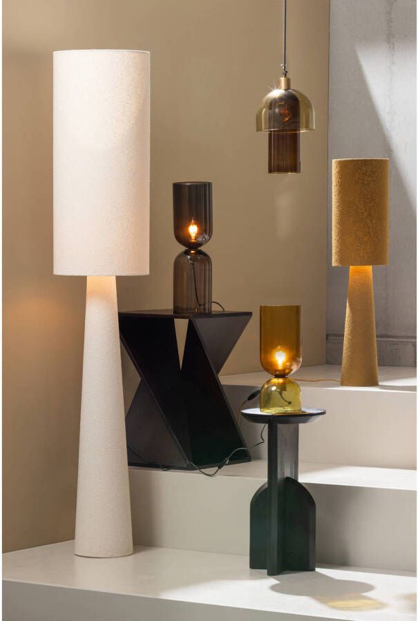WOOOD Loft vloerlamp Bouclé Naturel (187xø35 cm)