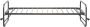 Lucy eenpersoons onderschuifbed metaal zwart 90x200cm - Thumbnail 4