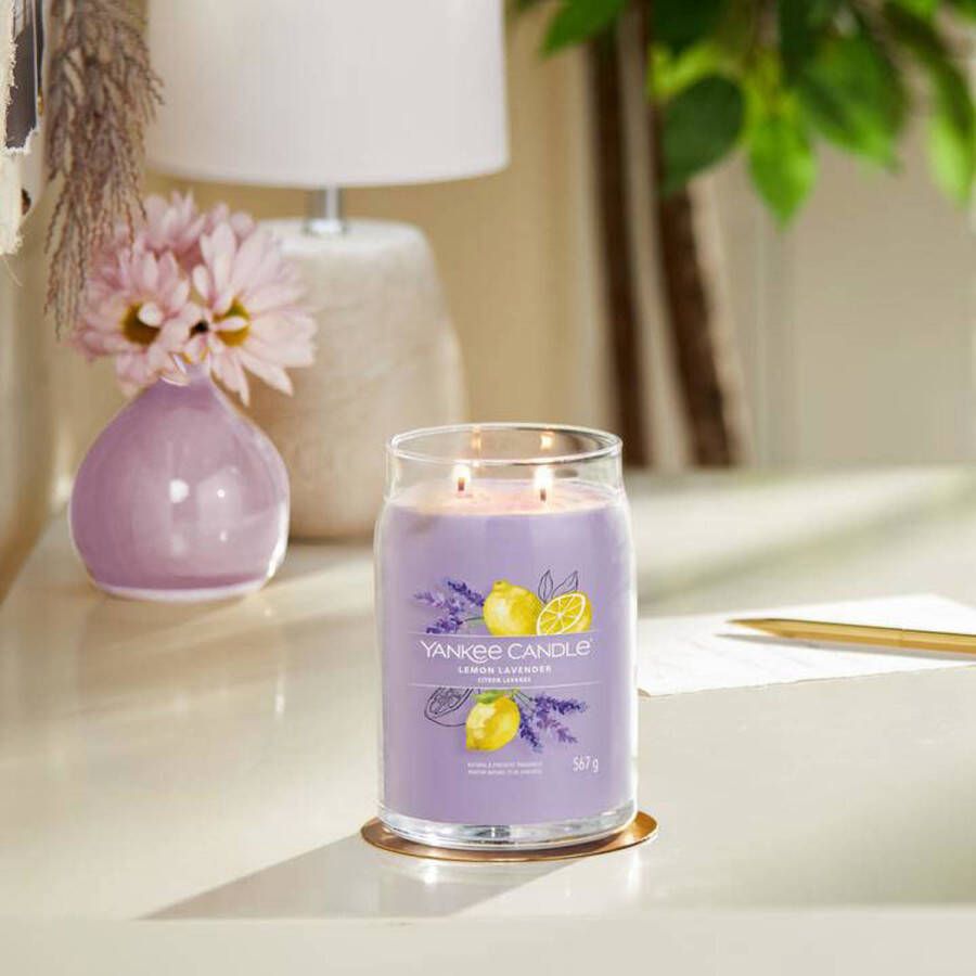 Yankee Candle geurkaars Lemon Lavender Large