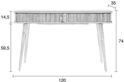 Zuiver bijzettafel Balder