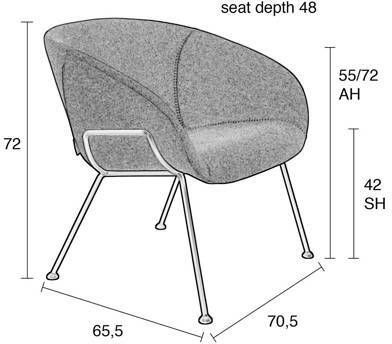 Zuiver fauteuil Feston