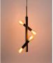 Zuiver Hanglamp Hawk Tall 6-lamps Zwart - Thumbnail 3