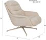 Zuiver Philly Loungestoel| fauteuil Beige - Thumbnail 3