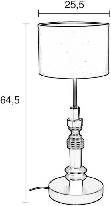 Zuiver Totem tafellamp Zwart Totem Tafellamp Zwart