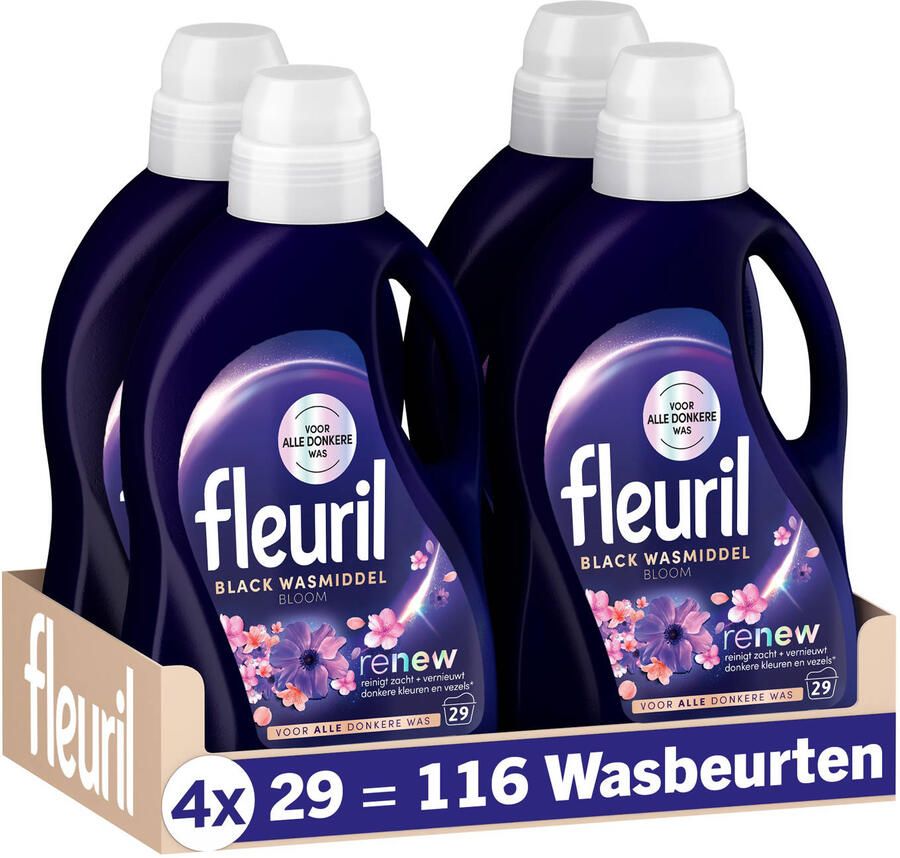 Fleuril Renew Black Bloom Wasmiddel 116 wasbeurten