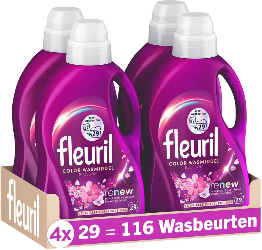 Fleuril Renew Color Blossom Wasmiddel 116 wasbeurten