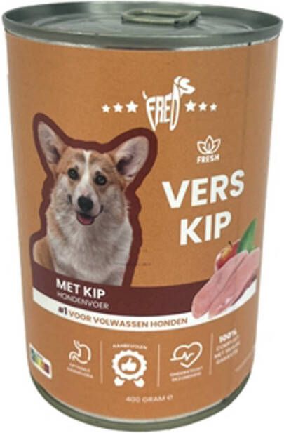 Freds Blik Vers Kip 12X400 gr