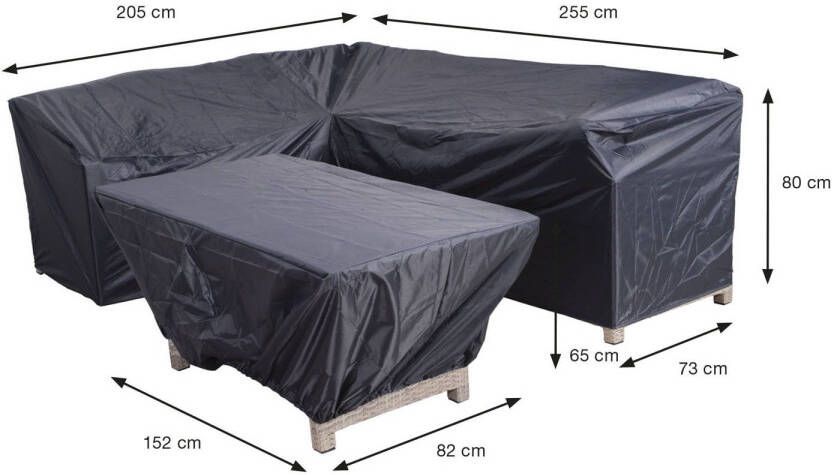 Outdoor Services Garden Impressions Lounge Dining Hoes 205 255x73xh80 & 152x82xh65 Cm - Foto 3