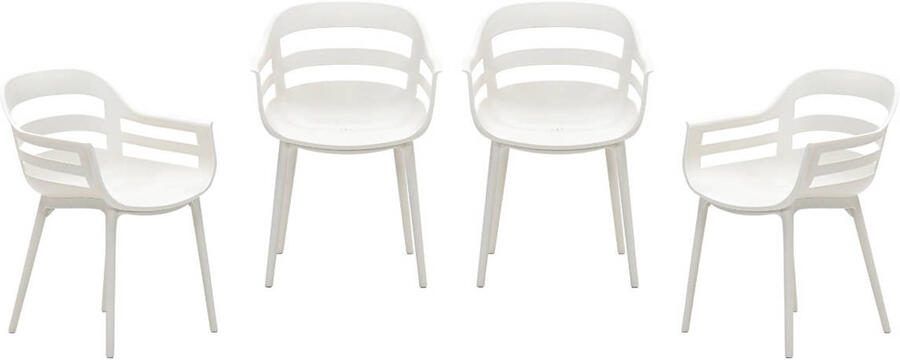 Garden Impressions Ceasar tuinstoelen (set van 4) zand