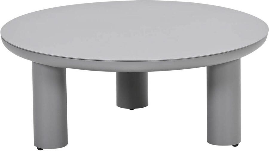Garden Impressions Elefanti aluminium lounge tafel Ã˜80xH32 cm taupe