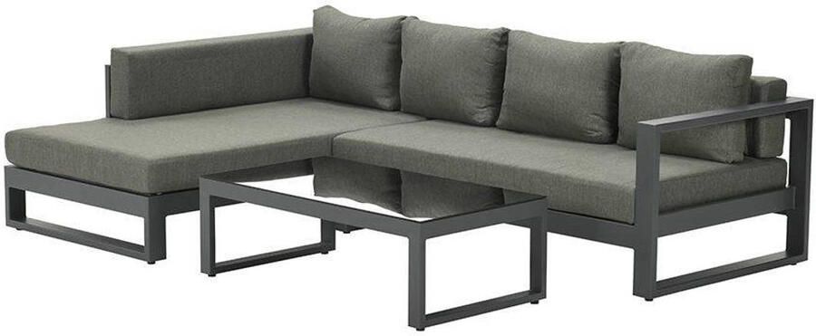 Garden Impressions Esmee loungeset rechts carbon black mystic grey