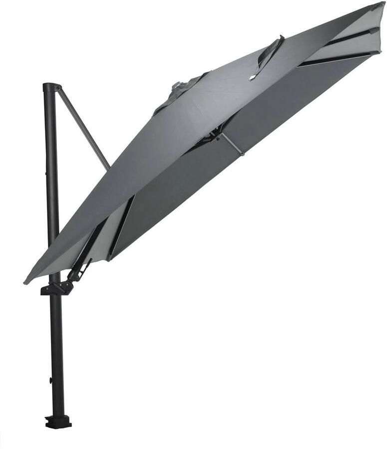 Van Kooten Tuin en Buitenleven Hawaii Lumen parasol 300x300 cm carbon black dark grey - Foto 2