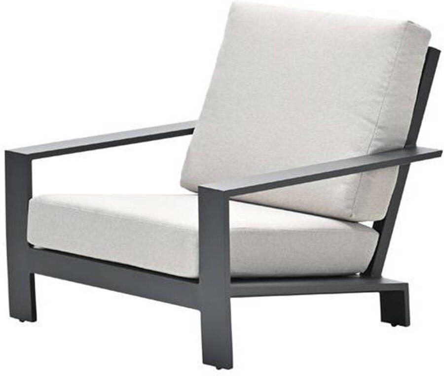 Garden Impressions Lincoln lounge fauteuil carbon black desert sand - Foto 2