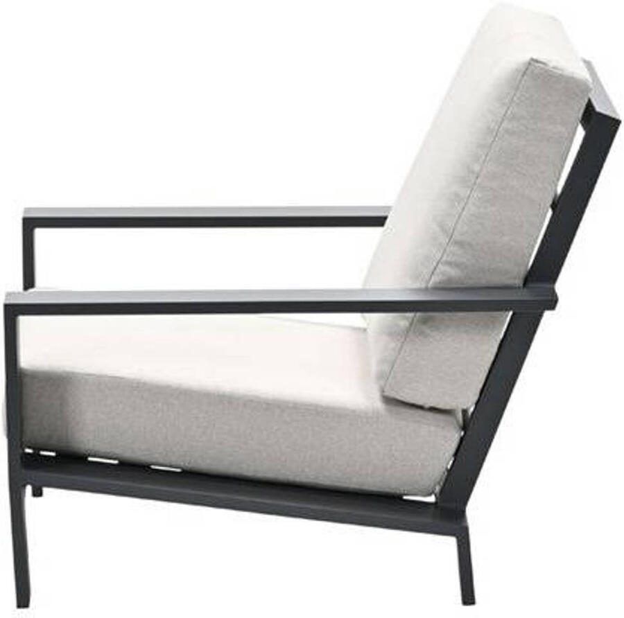 Garden Impressions Lincoln lounge fauteuil carbon black desert sand - Foto 3
